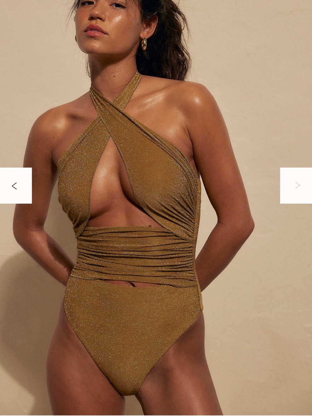 Devon Windsor Quincy Full-Piece Swimsuit NWOT
